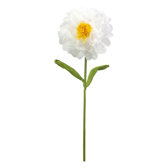 New! Paper WHITE GIANT FLOWER DECORATION - MEDIUM - Picture 3 of 4
